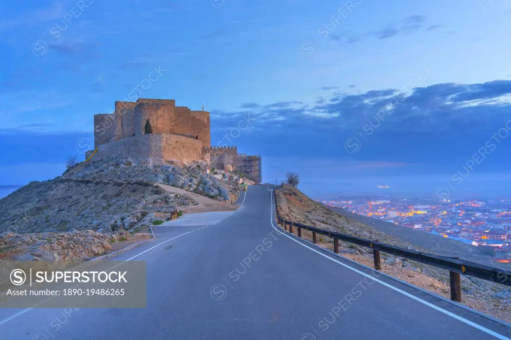 The Castle of La Muela, Consuegra, Toledo, Castilla-La Mancha, Spain, Europe