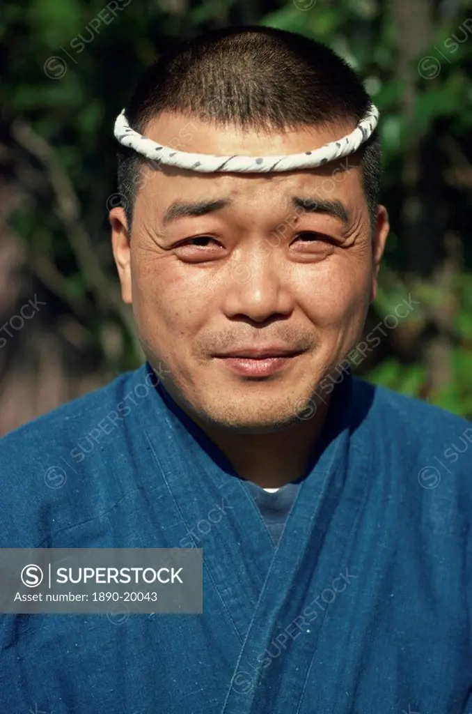 Portrait of a smiling Japanese man, Japan, Asia