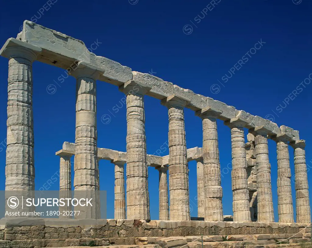 The Temple of Poseidon, Sounion, Greece, Europe