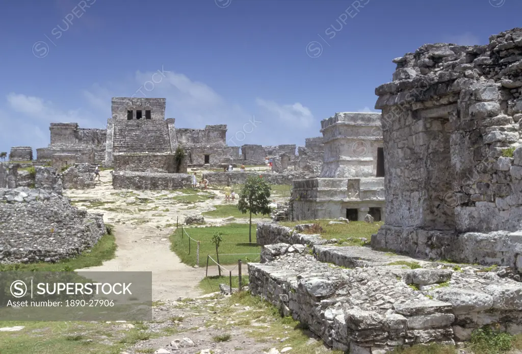 Mayan site of Tulum, Yucatan, Mexico, North America