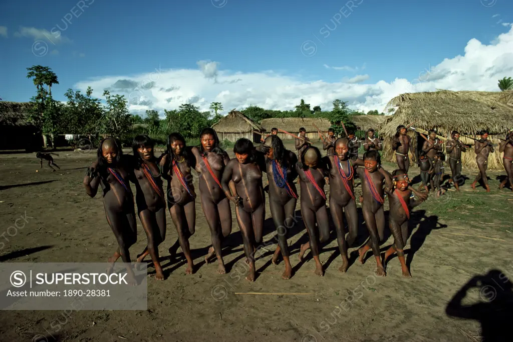 Xingu dance, Brazil, South America