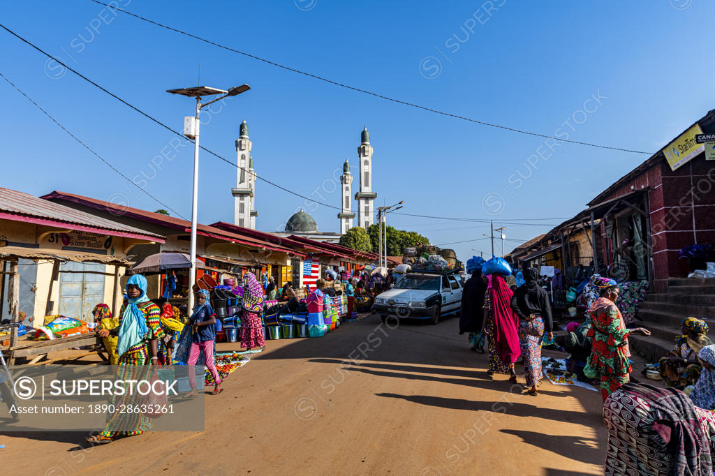 Market in Dalaba, Futa Djallon, Guinea Conakry, West Africa