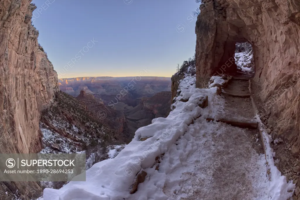 bright angel trail winter