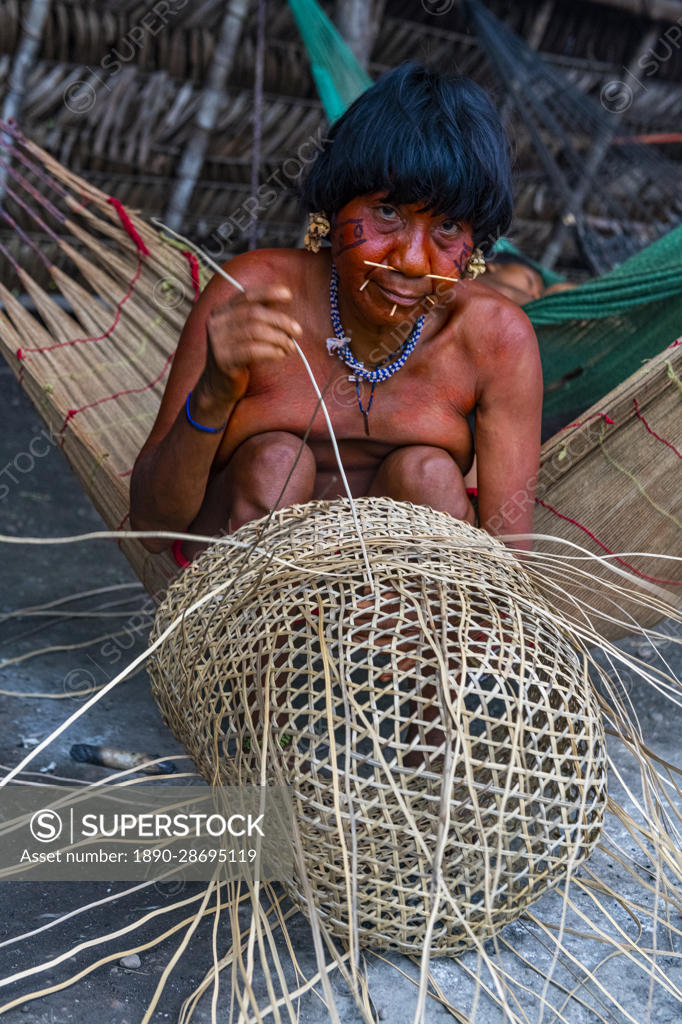 South America indian fishing, Yanomami tribe, as, Venezuela. News  Photo - Getty Images