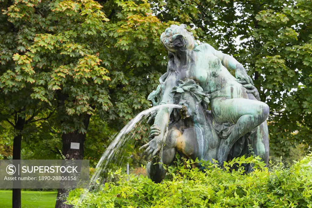 Fountain in Volks Garten sale in Vienna