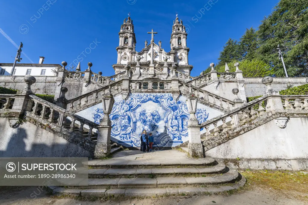 Sanctuary of Nossa Senhora dos Remedios, Lamego, Douro River, Portugal, Europe