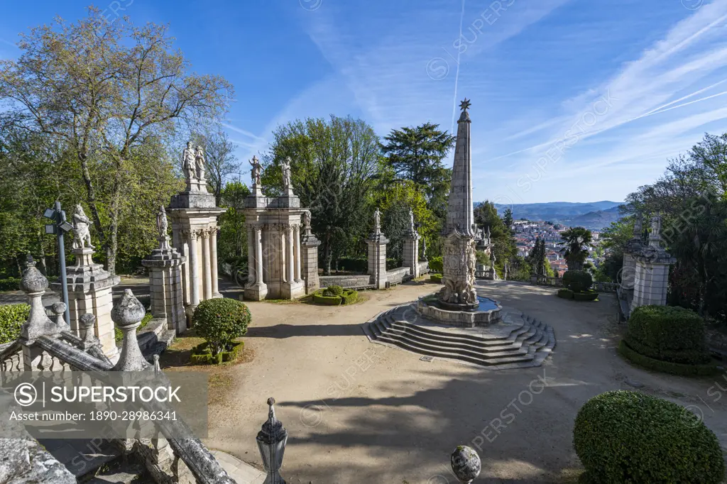 Sanctuary of Nossa Senhora dos Remedios, Lamego, Douro River, Portugal, Europe