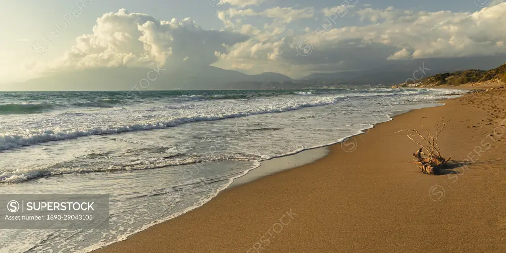 Komo beach near Matala, Iraklion, Crete, Greek Islands, Greece, Europe