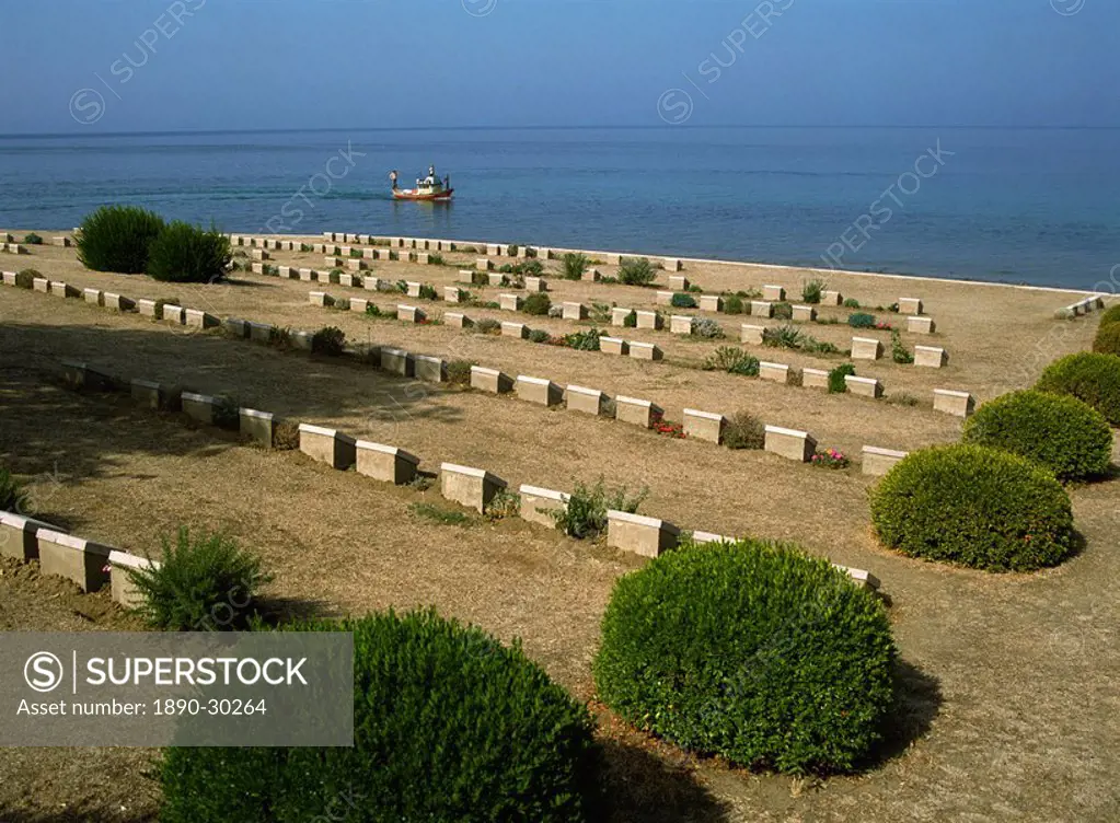 War graves near Anzac Cove, Gallipoli, Turkey, Europe