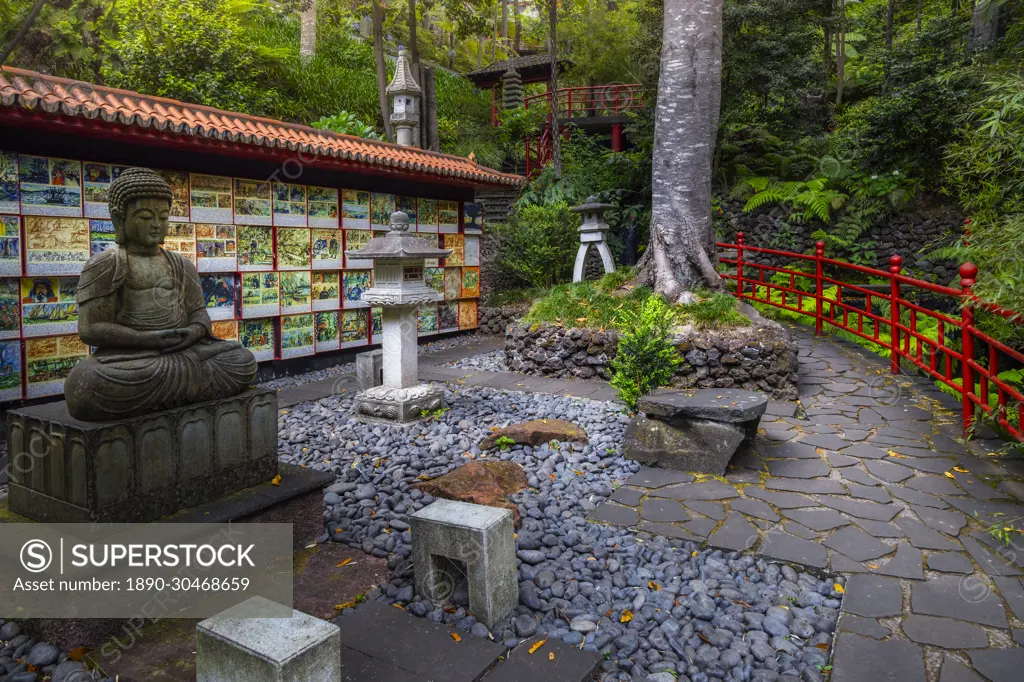 Monte Palace Tropical Garden, Funchal, Madeira, Portugal, Atlantic, Europe