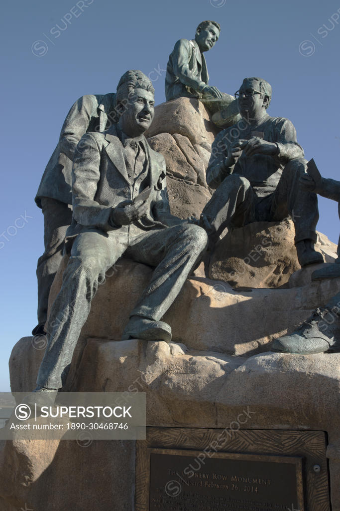 Steinbeck Statue Cannery Row Monterey California United States