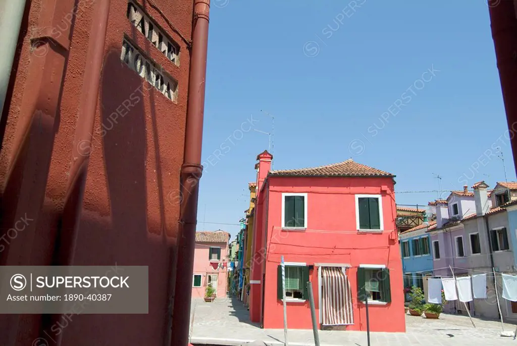 Burano, island near Venice, Veneto, Italy, Europe