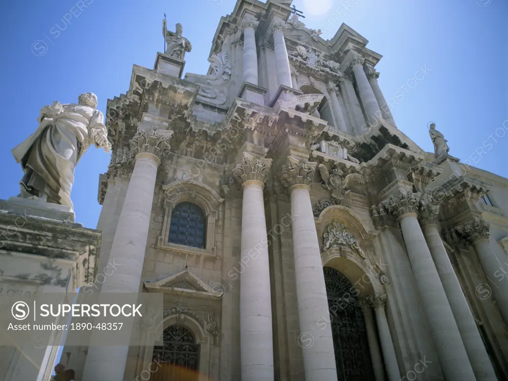 Cathedral, Siracusa Syracuse, island of Sicily, Italy, Mediterranean, Europe