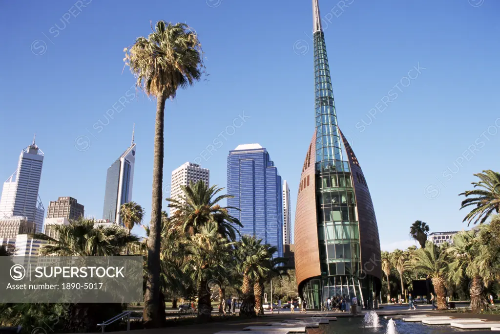 Belltower, Barrack Street Jetty redevelopment, Perth, Western Australia, Australia, Pacific