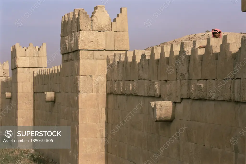 Boundary wall, Nineveh, Iraq, Middle East