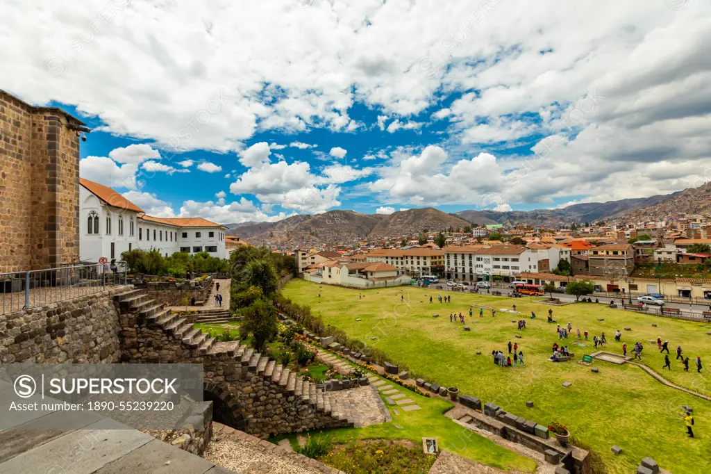 Park in Cusco, Peru, South America