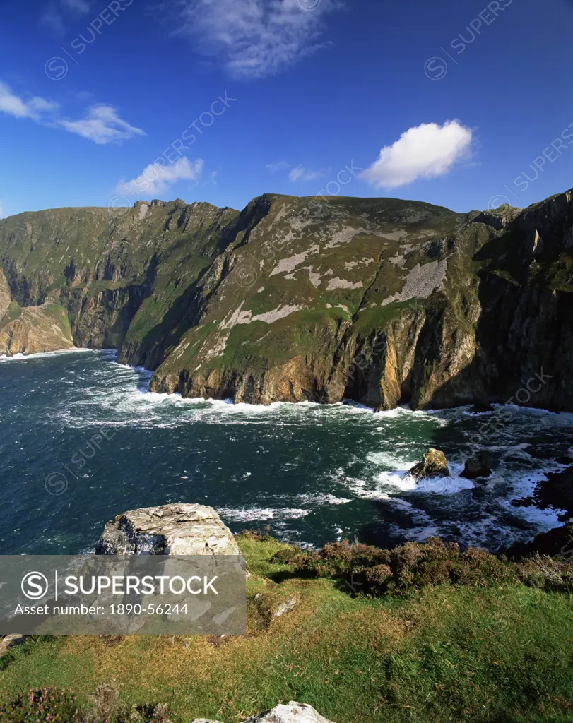 Slieve League, the highest cliffs in Europe, Bunglass Point, County Donegal, Ulster, Republic of Ireland, Europe