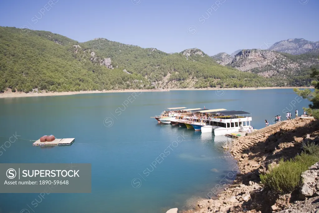 Green Canyon, Oymapinar Lake, Manavgat, Antalya region, Anatolia, Turkey, Asia Minor, Eurasia