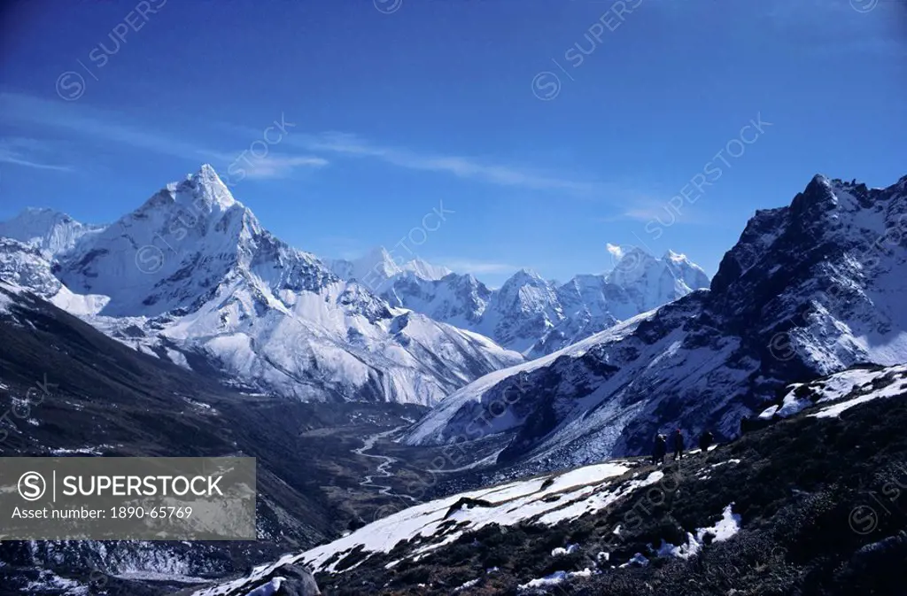 Ama Dablam peak, Mt Everest Region, Himalayas, Nepal