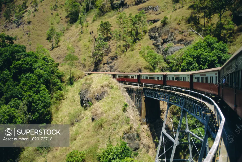 The train from Cairns to Kuranda, Queensland, Australia