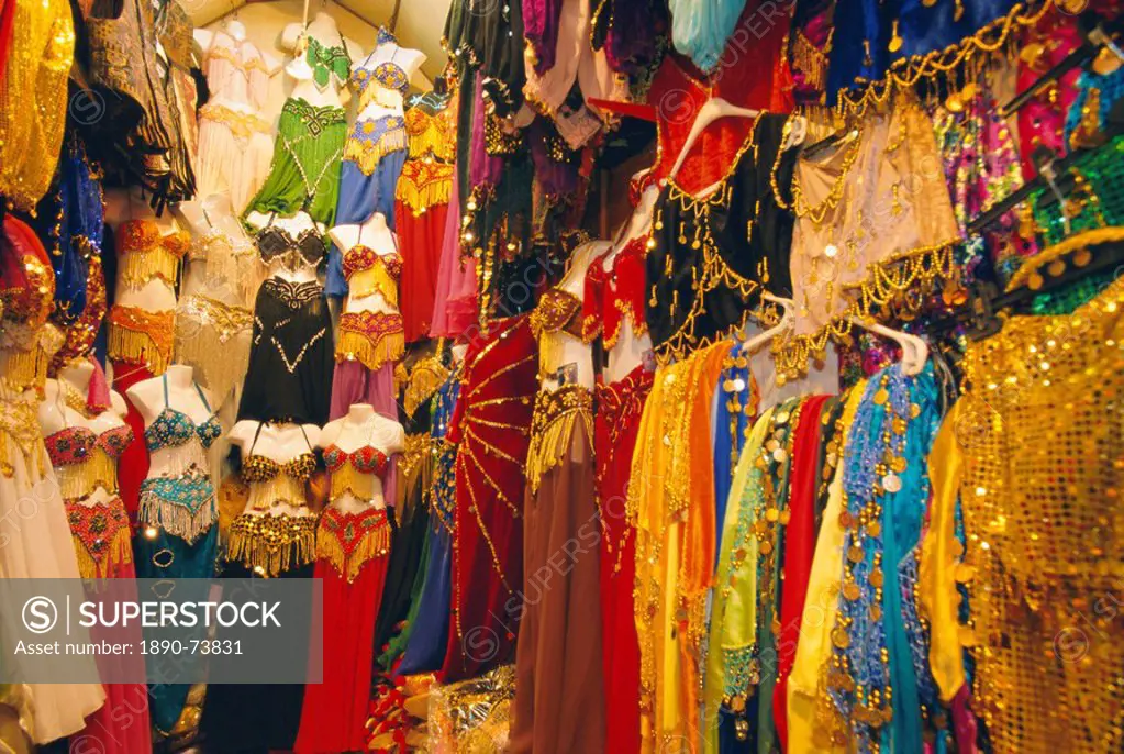 Garment shop, Grand Bazaar, Istanbul, Turkey, Eurasia