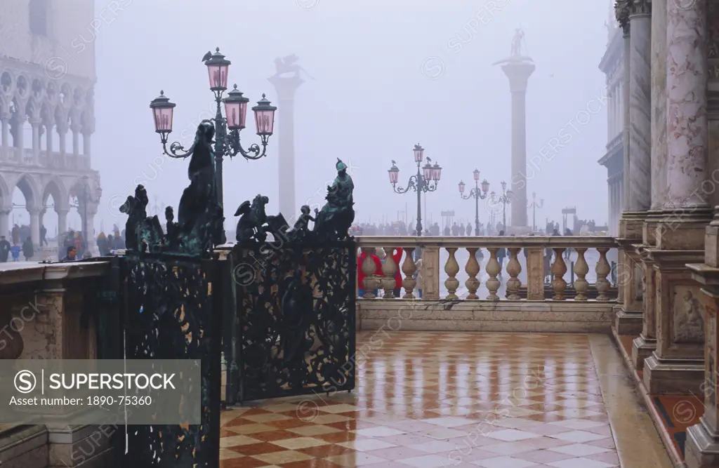 Winter, St. Marks Square, Venice, Veneto, Italy