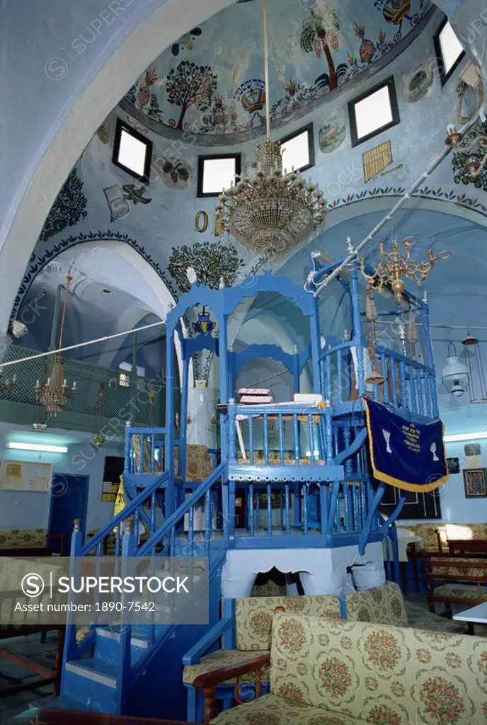 Interior of the church of St. Artemios at Karavostasis on Folegandros, Cyclades Islands, Greek Islands, Greece, Europe
