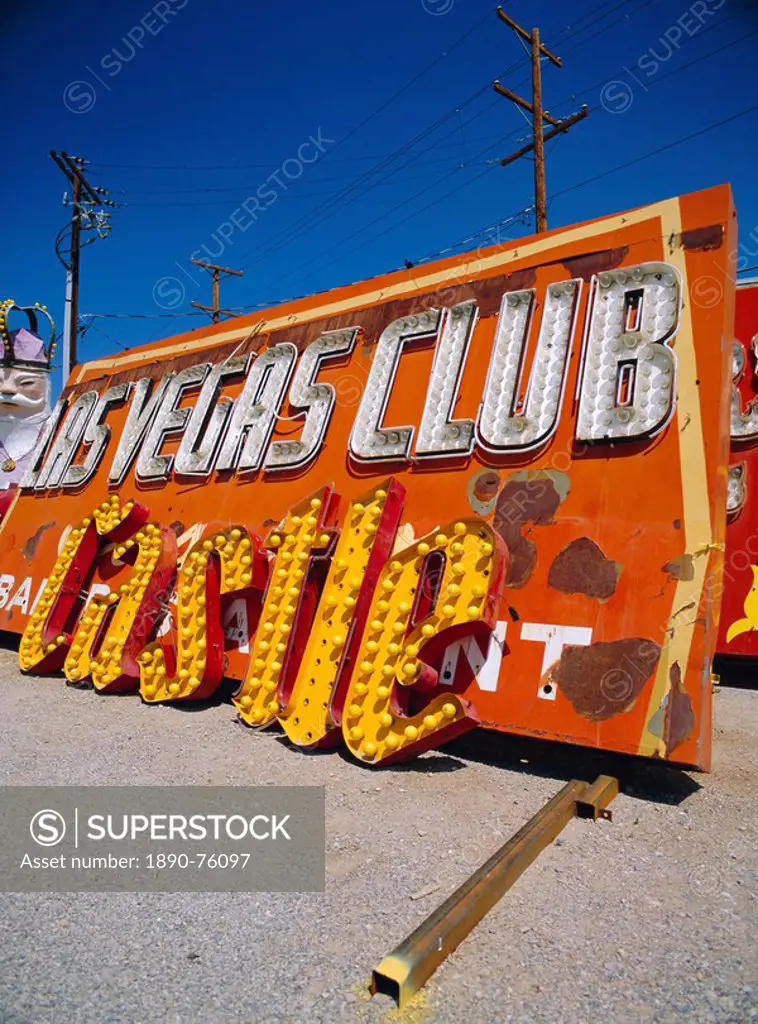 Old Las Vegas Signs, Nevada, USA