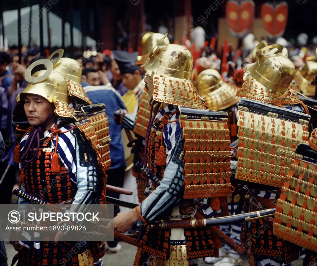 The Samurai Festival at Toshogu Shrine, Nikko, Japan, Asia