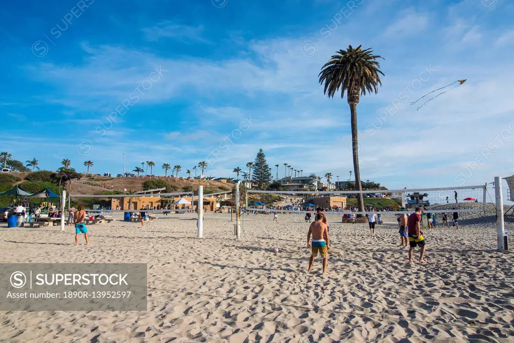 Beach of Encinitas, California, United States of America, North America