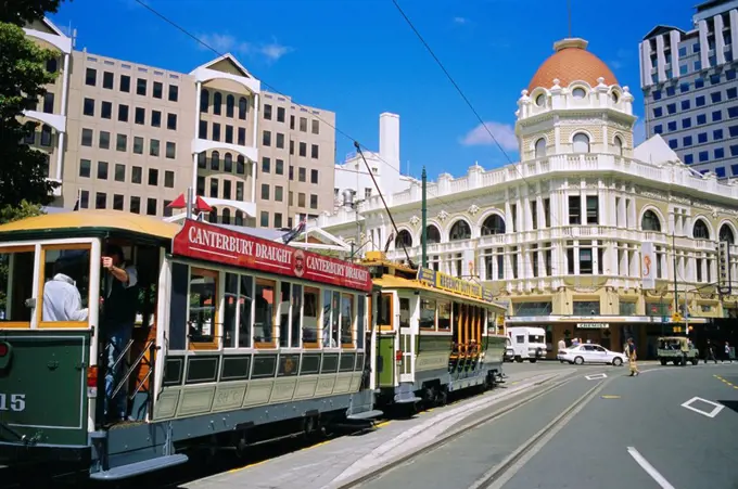 Downtown Christchurch, South Island, New Zealand