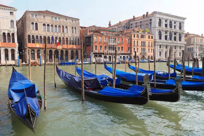 Grand Canal, Venice, UNESCO World Heritage Site, Veneto, Italy, Europe