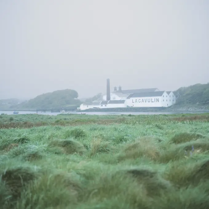 Lagavulin Whisky distillery, Isle of Islay, Inner Hebrides, Scotland, United Kingdom, Europe