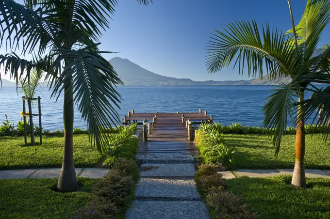 Santa Cruz La Laguna, Lake Atitlan, Western Highlands, Guatemala, Central America