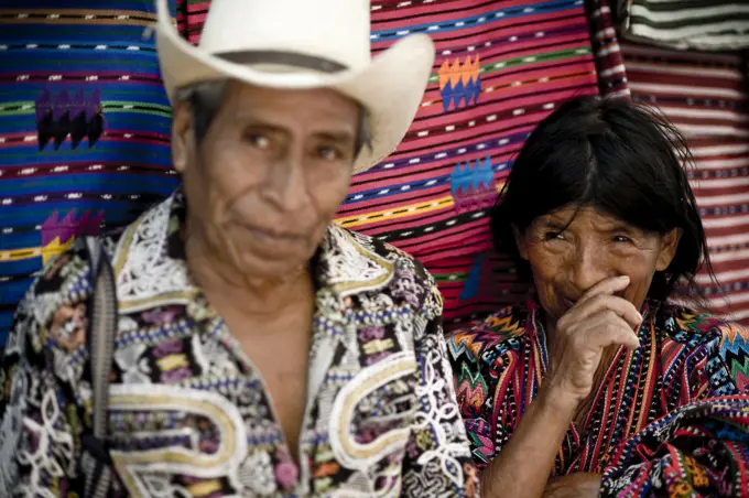 Market at Solola, Western Highlands, Guatemala, Central America