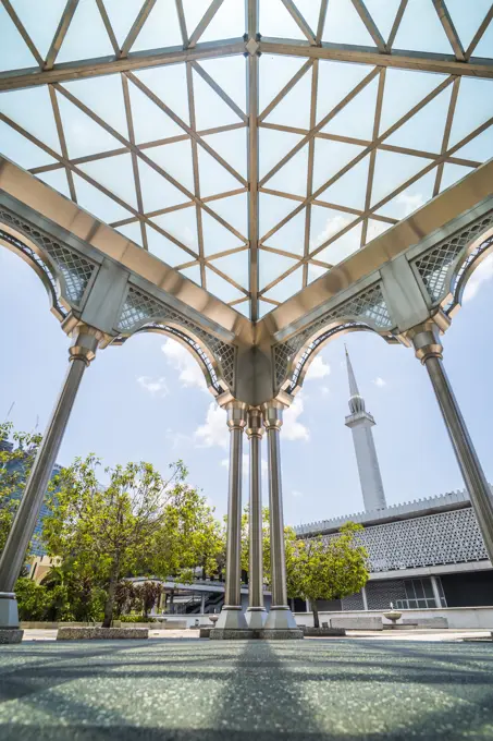 National Mosque (Masjid Negara Mosque) (Grand Mosque), Kuala Lumpur, Malaysia, Southeast Asia, Asia