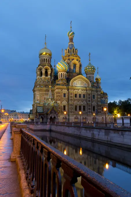 The Church on the Spilled Blood, UNESCO World Heritage Site, St. Petersburg, Russia, Europe