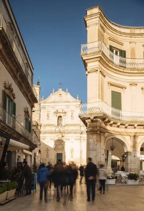 Exterior of Basilica di San Martino, Centro Storico, Martina Franca, Puglia, Italy, Europe