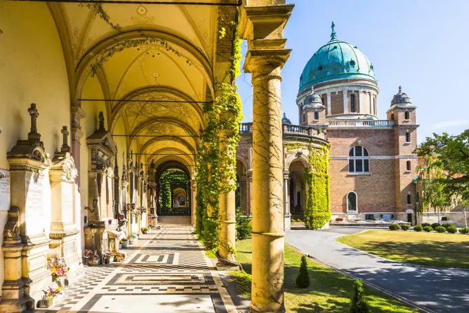 Mirogoj Cemetery, Zagreb, Croatia, Europe