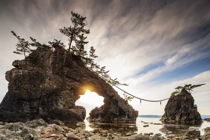 Coastal scenery, Kanazawa city, Ishikawa prefecture, Honshu, Japan, Asia