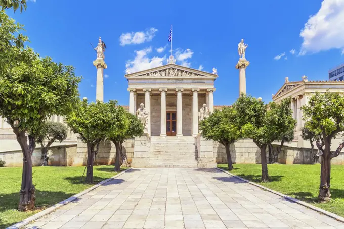 Academy of Athens, Athens, Greece, Europe