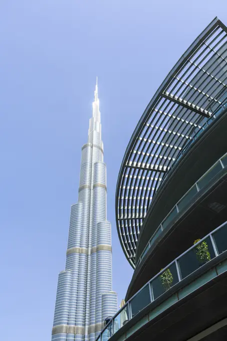 Burj Khalifa and Dubai Mall, Dubai, United Arab Emirates, Middle East