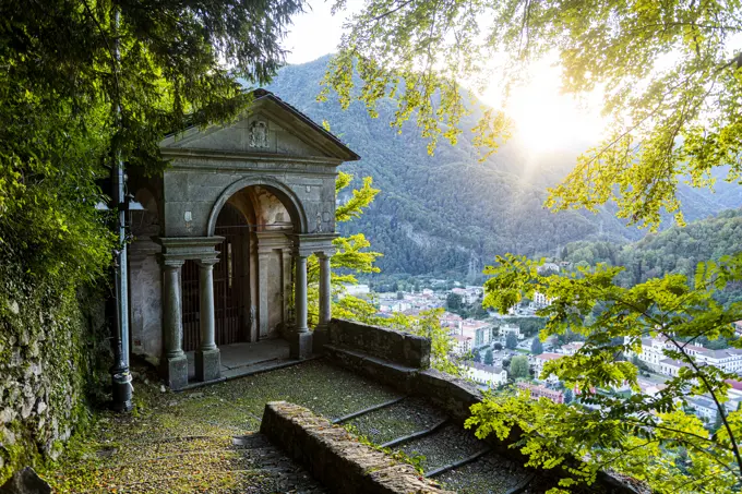 Little chapel, Sacro Monte di Varallo, UNESCO World Heritage Site, Piedmont, Italy, Europe