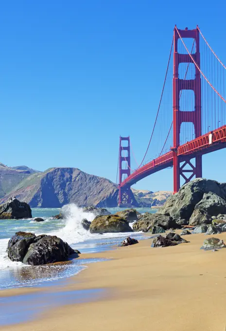 Golden Gate Bridge, San Francisco, California, United States of America, North America