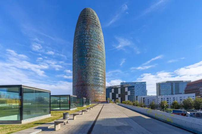 Torre Glories, Barcelona, Catalonia, Spain, Europe