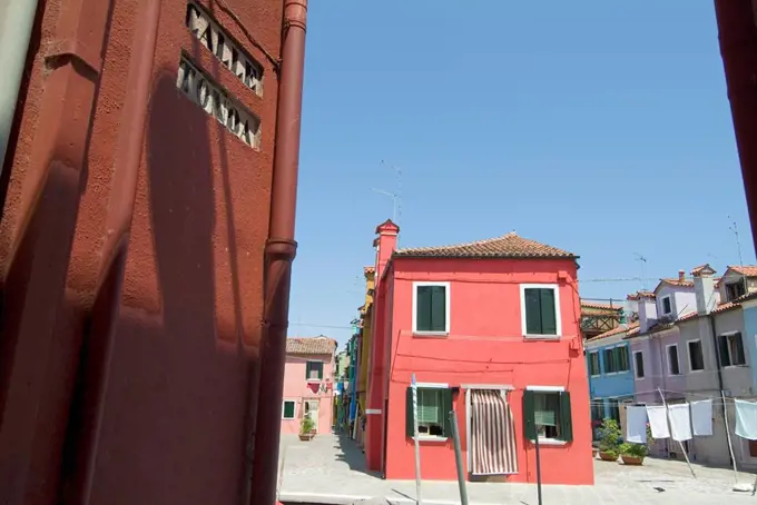 Burano, island near Venice, Veneto, Italy, Europe