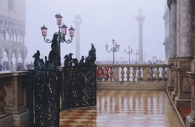 Winter, St. Marks Square, Venice, Veneto, Italy