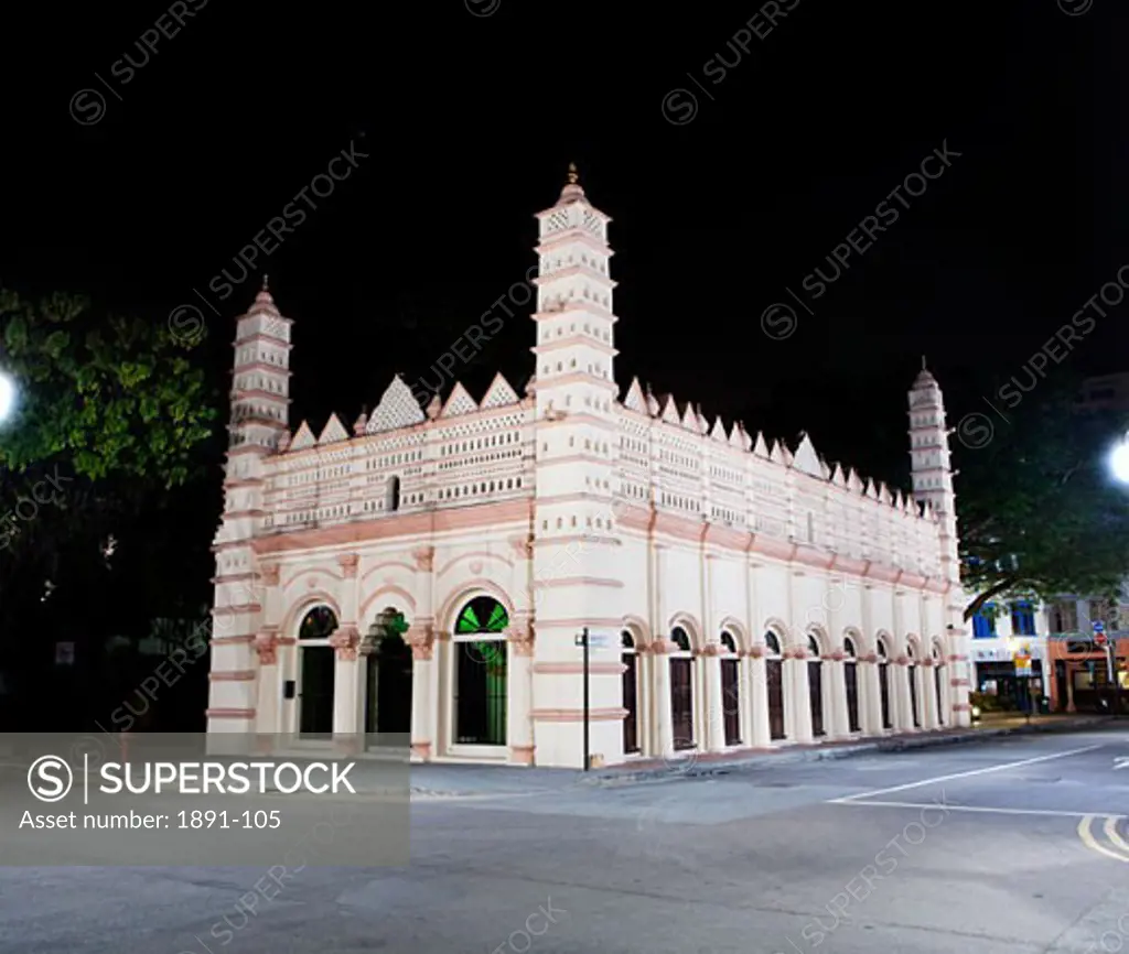 Facade of a shrine, Nagore Durgha, Telok Ayer, Chinatown, Singapore