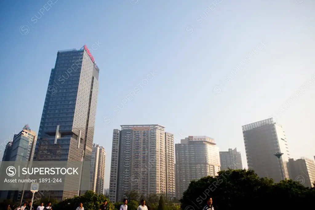 Skyscrapers in a city, Chengdu, Sichuan Province, China