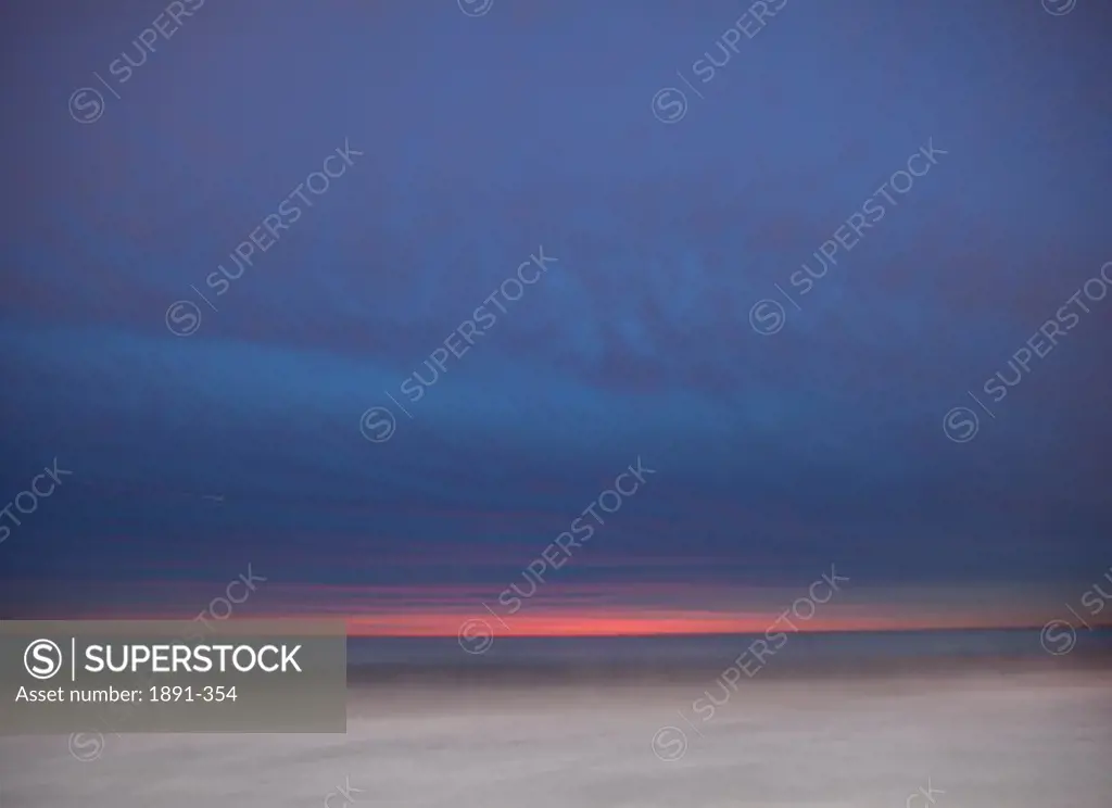 Ocean at dusk